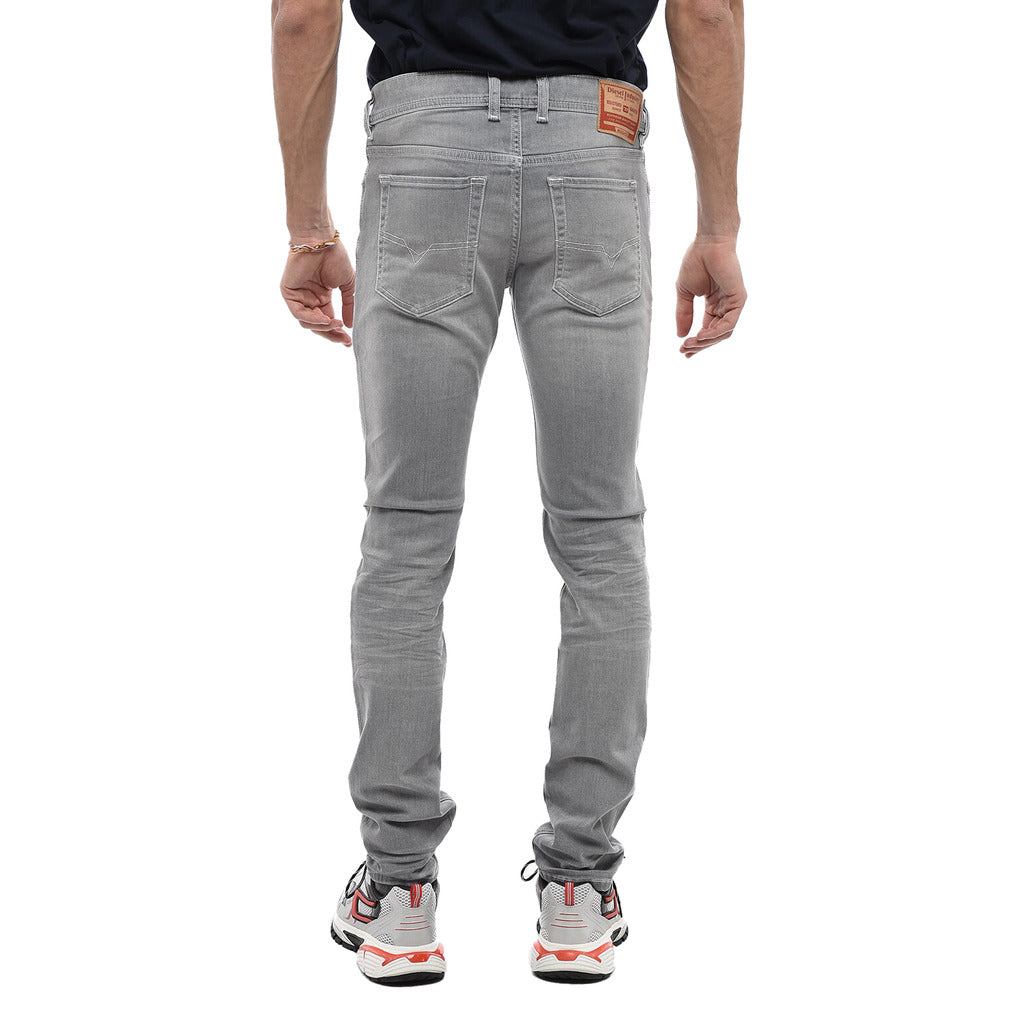 Diesel Denim Sleenker-X Skinny Jeans In Slightly Elastic Gray — view 3