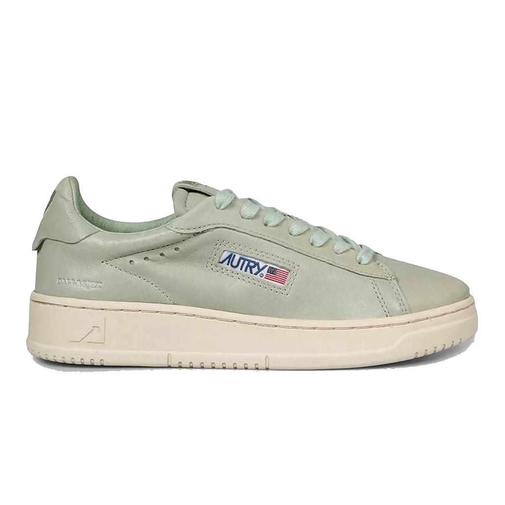 Autry Trainers Made Of Vintage-Effect Goatskin Leather, Tone-On-Tone
