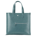 Siebentaschen Leather Shoulder Bag Blue