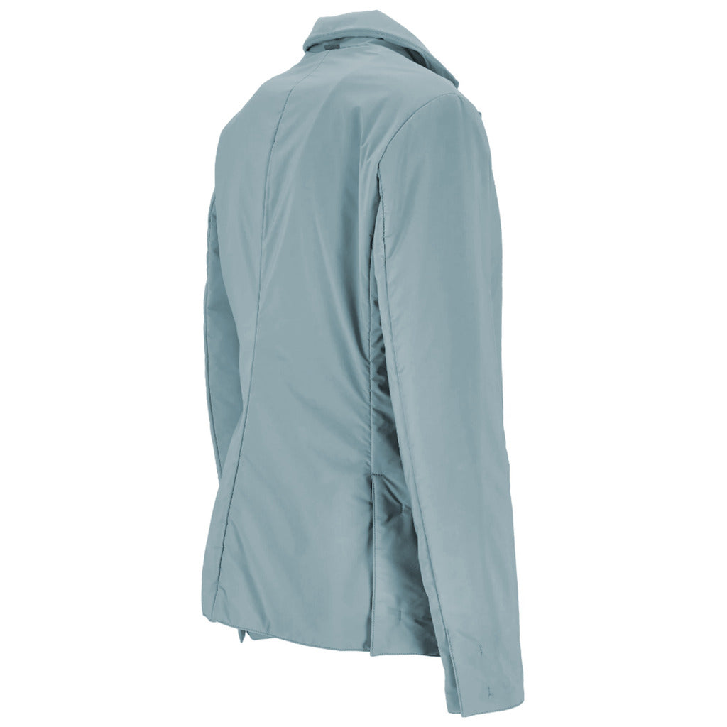 People Of Shibuya leather Nylon Jacket Blue Light Blue — view 5