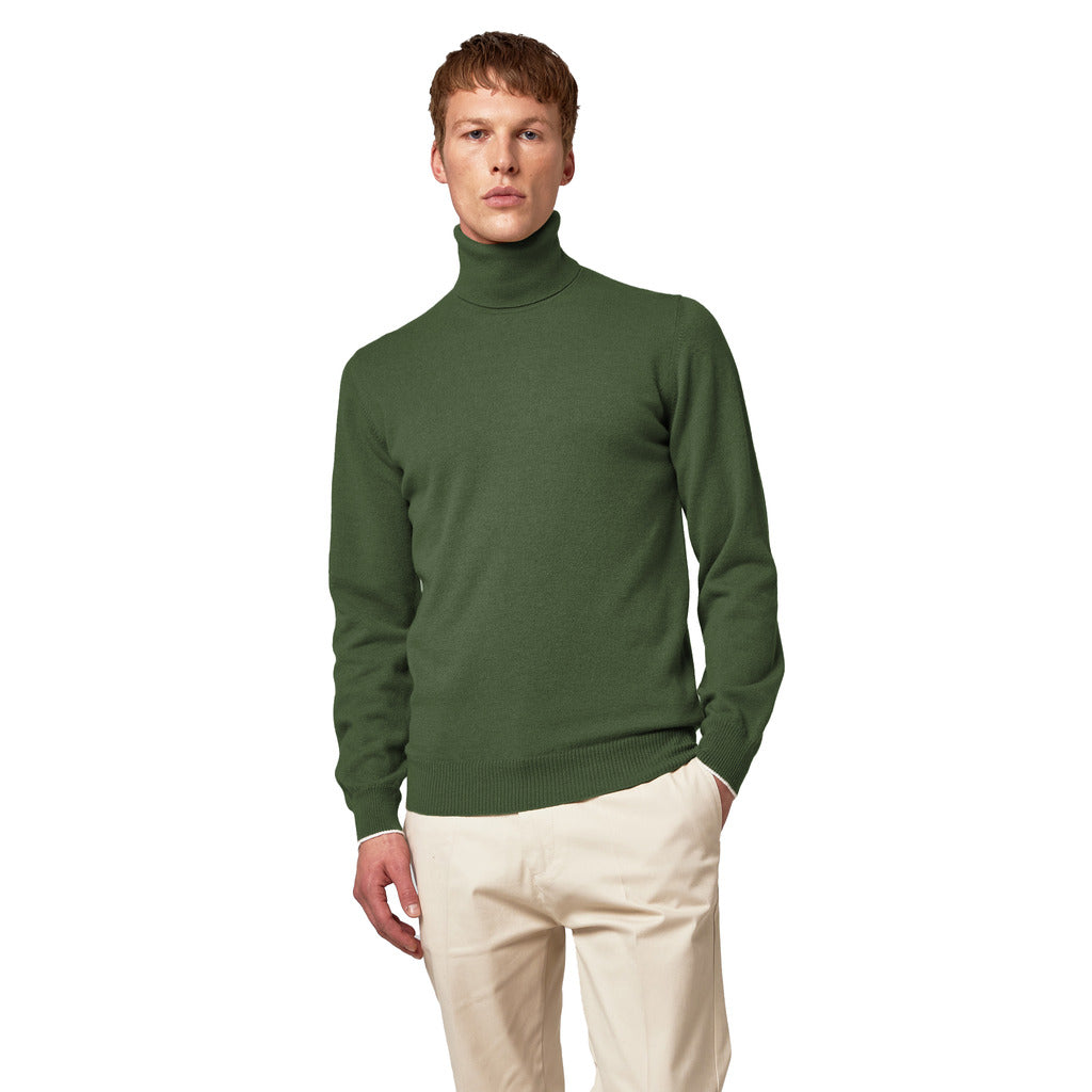 Alpha Studio Wool Sweater Green