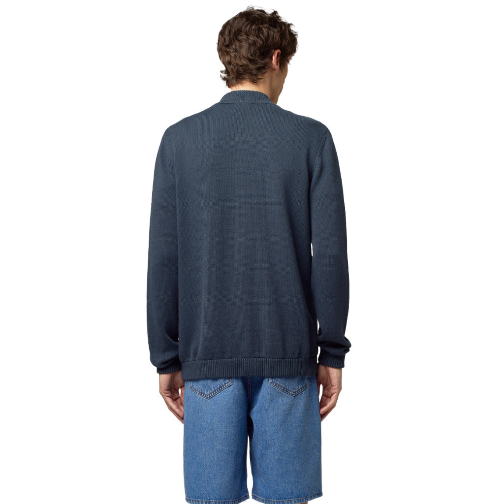 Alpha Studio Cotton Bomber Maxi In Cotone — view 2
