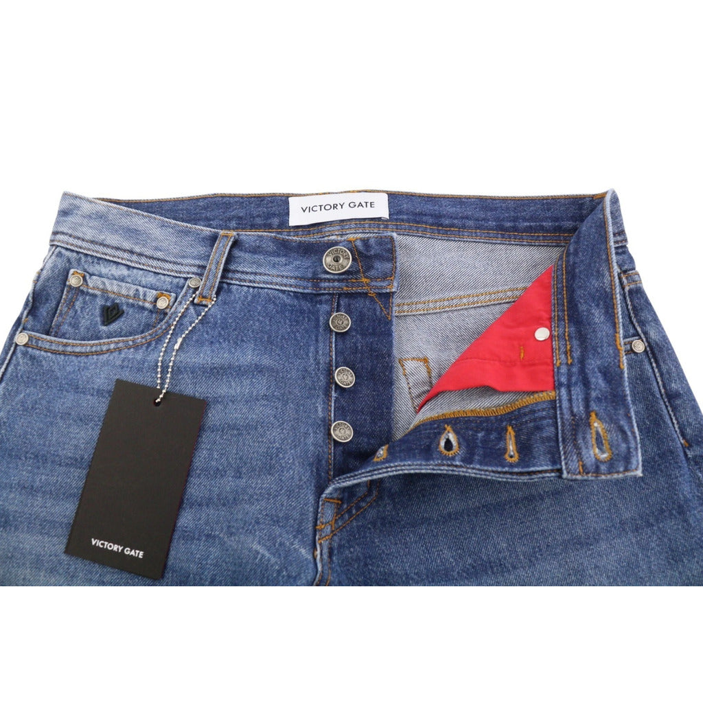 Victory Gate Denim Slim Fit Indaco Mid — view 4