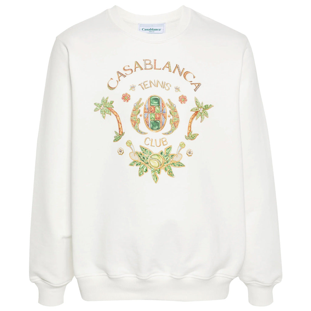 casablanca - Sweatshirts - ms24-jtp00110-bianco