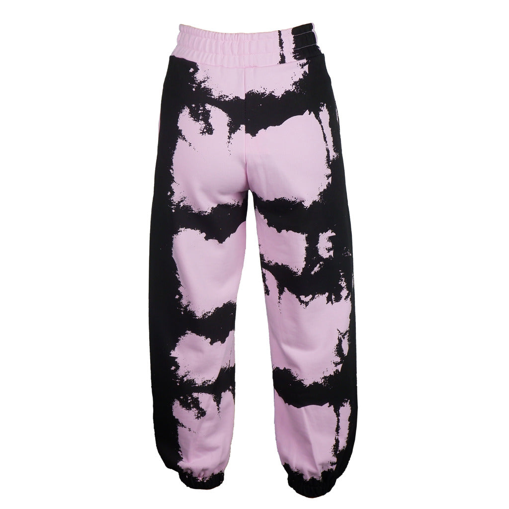 Comme Des Fuckdown Tracksuit Pants In Cotton, Pink And Black — view 2