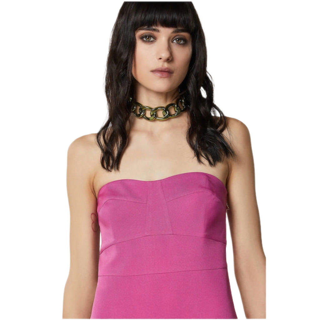 Patrizia Pepe Dress Fuchsia — view 3