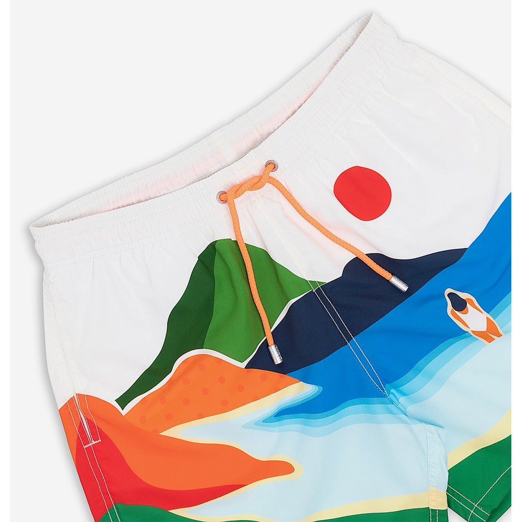 Mc2 Saint Barth Polyester Swim Shorts Multicolour Multicolor — view 3