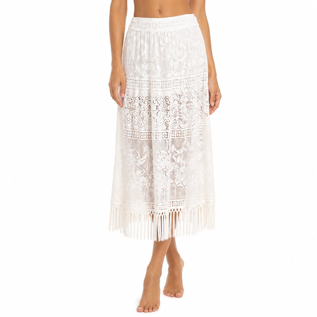 Dolce & Gabbana Cotton Skirt Uncinetto