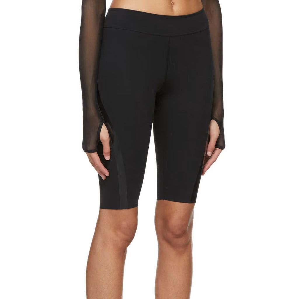 Off-White Nylon Athleisure Cycling Shorts Black Off-White — view 3