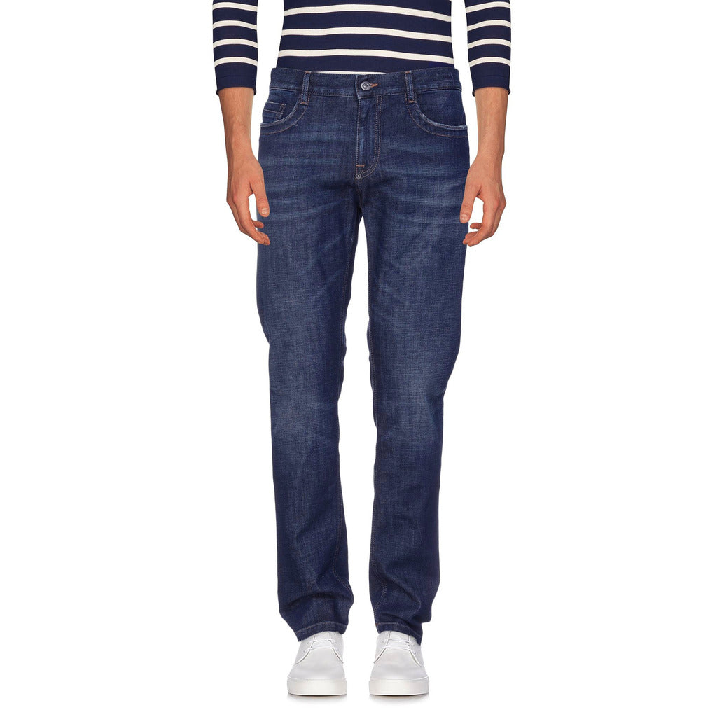 Bikkembergs Dark Blue Jeans, Regular Fit, 5 Pockets