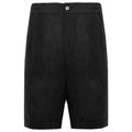Alpha Studio Linen Shorts Black