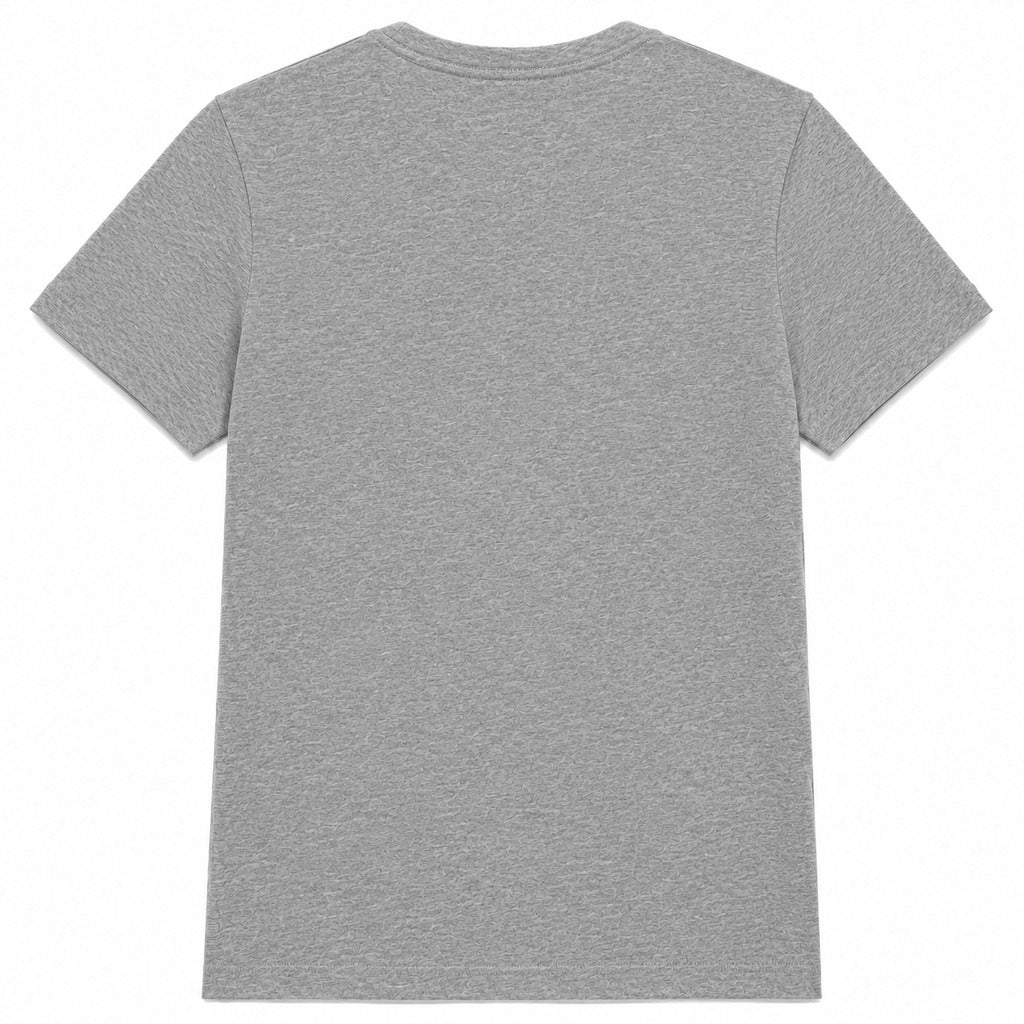 Balmain Cotton T-Shirt  Logo Vellutino Grey — view 3