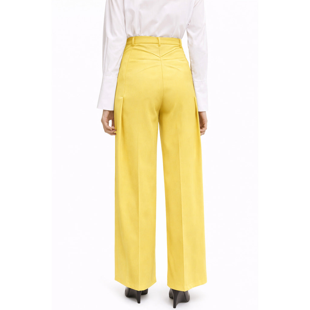 Patrizia Pepe Trousers Dreamlike Yellow — view 2
