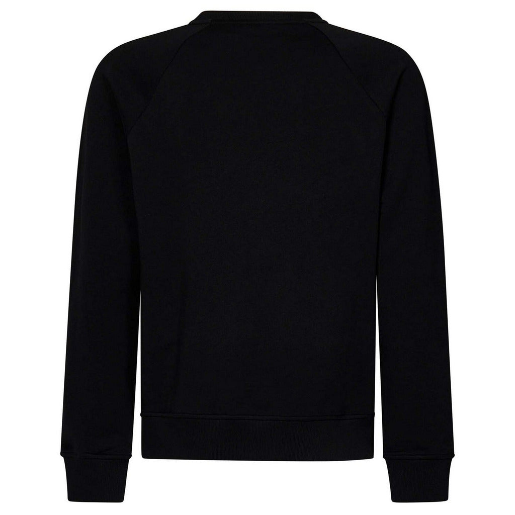 Balmain Cotton Sweatshirt Crewneck Nera Silver — view 2