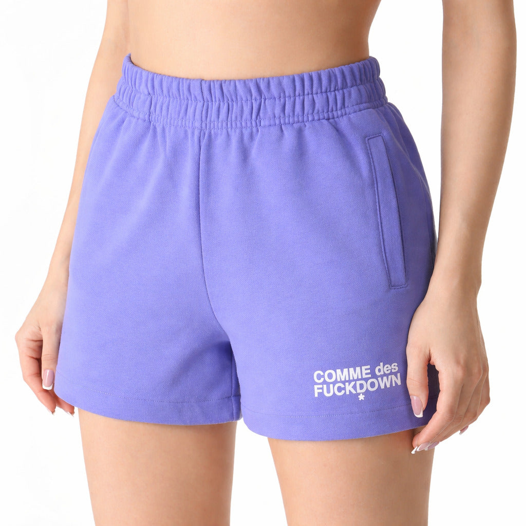 Comme Des Fuckdown Cotton Shorts Violet Purple – Siebentaschen