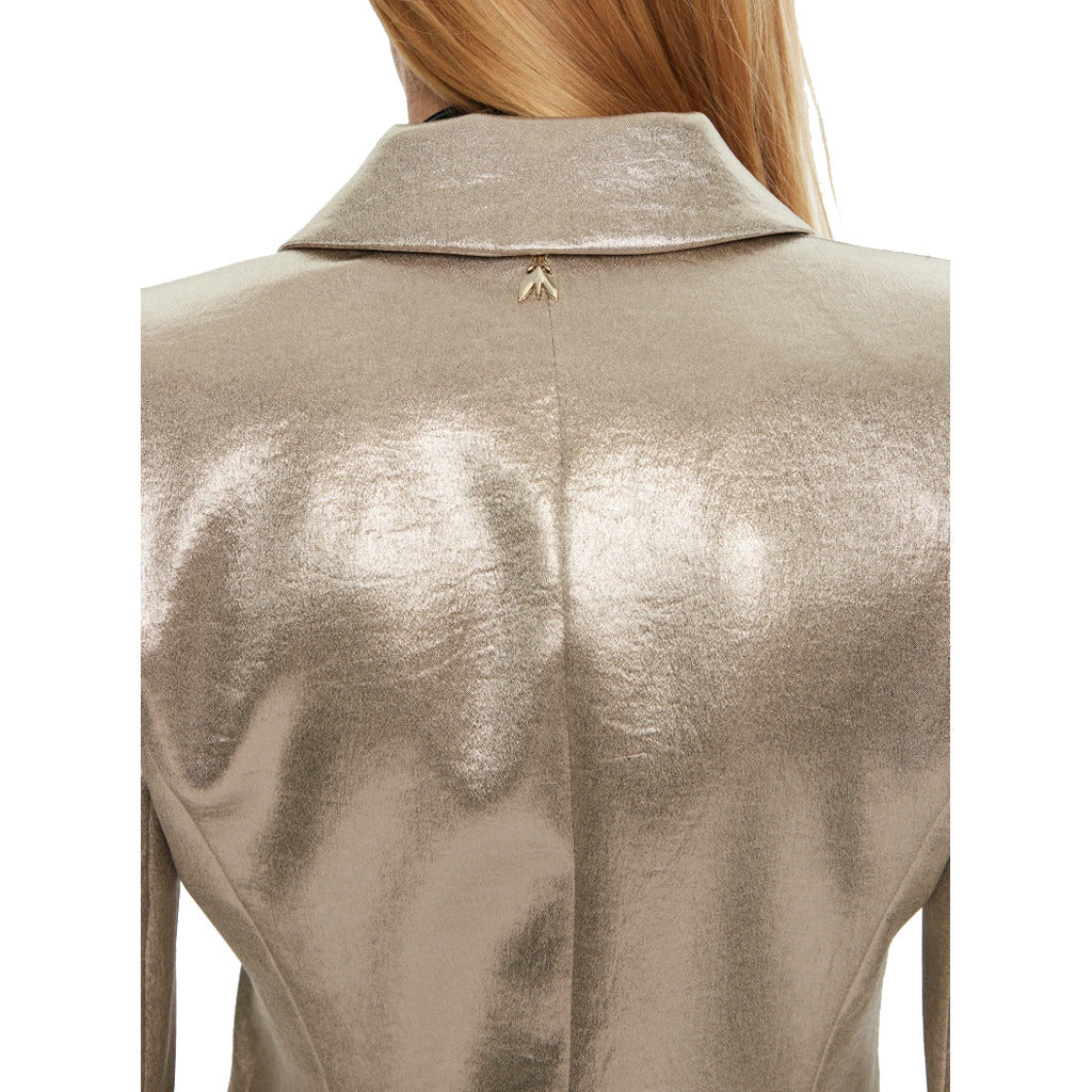 Patrizia Pepe Jacket Metal Gold — view 4