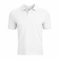 Alpha Studio Cotton Polo Piquet White