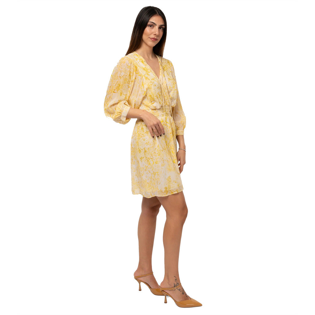 Patrizia Pepe Abitino Giallo Flowers Yellow — view 4