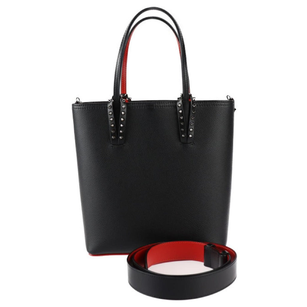 Louboutin Calfskin Tote Cabata N/S Black — view 4