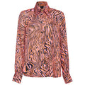 Pinko Satin Shirt Callisto Multicolor