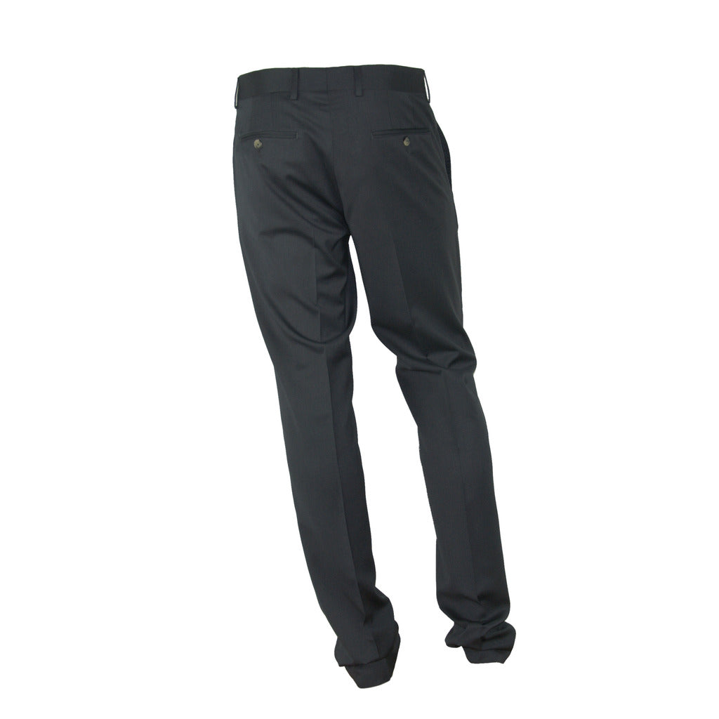 100% Milano Polyester Viscose Trousers Grey — view 2