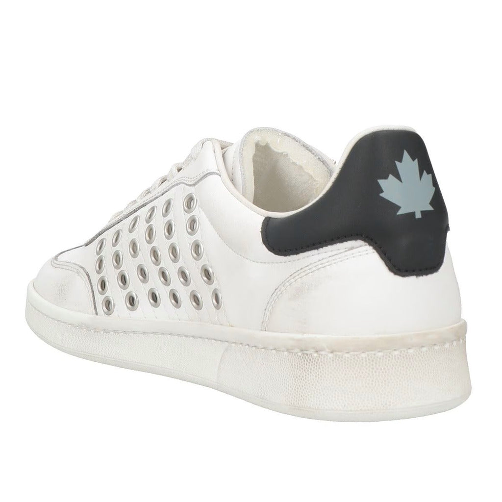 Dsquared2 Calfskin Underwear Sneaker White — view 2