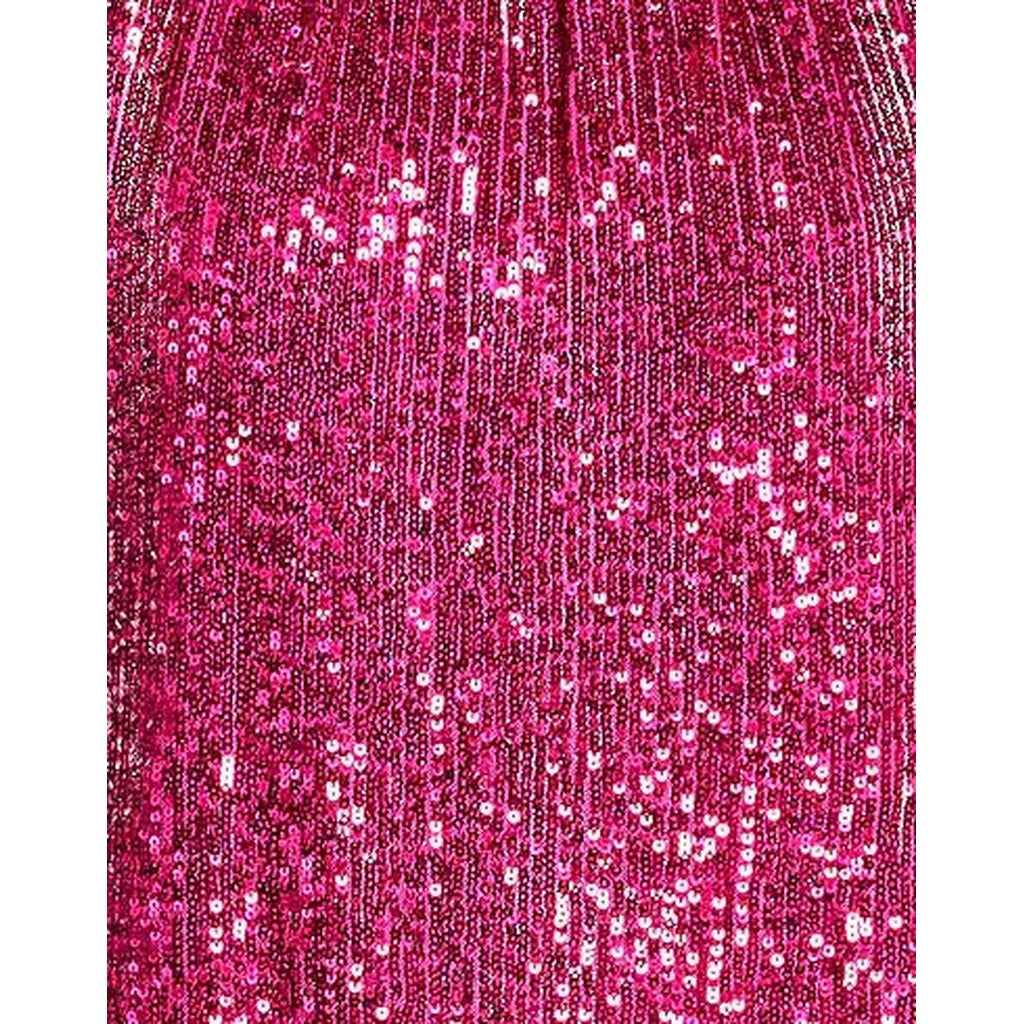 Patrizia Pepe Dress Sequin Fuchsia — view 4
