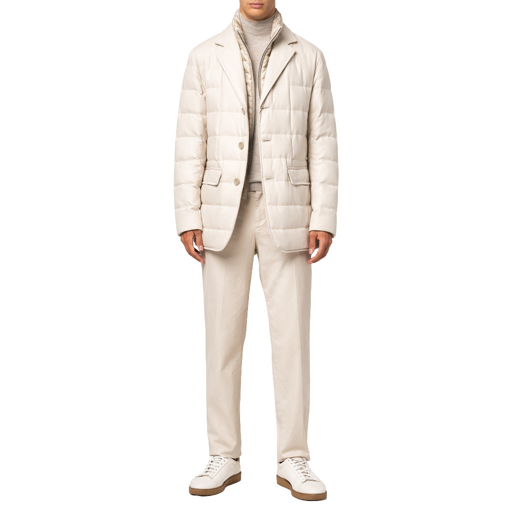 Herno light beige padded jacket, beige