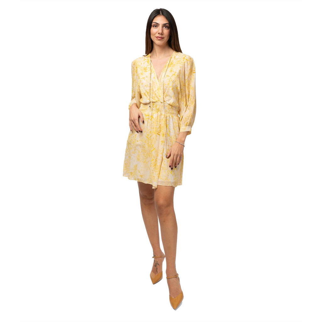 Patrizia Pepe Abitino Giallo Flowers Yellow — view 2