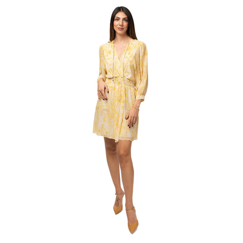 Patrizia Pepe Abitino Giallo Flowers Yellow — view 2