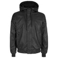 Yes Zee Leather Jacket Ecopelle Black