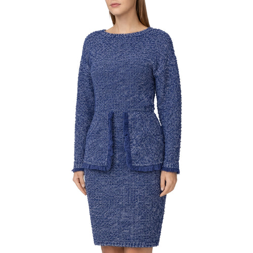 Elisabetta Franchi Dress Blue Taglio Vivo — view 2