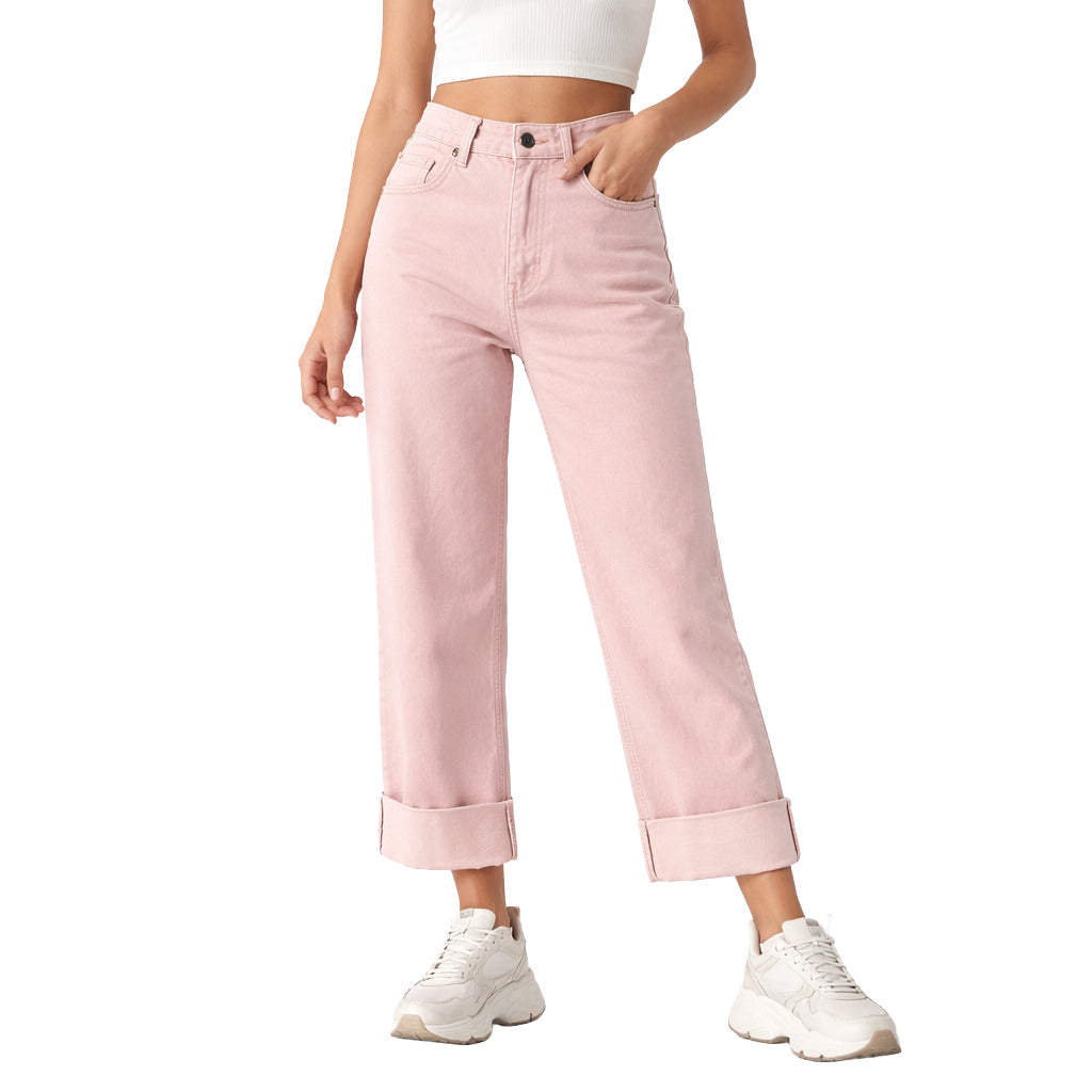 Hinnominate Pantalone In Denim Pink