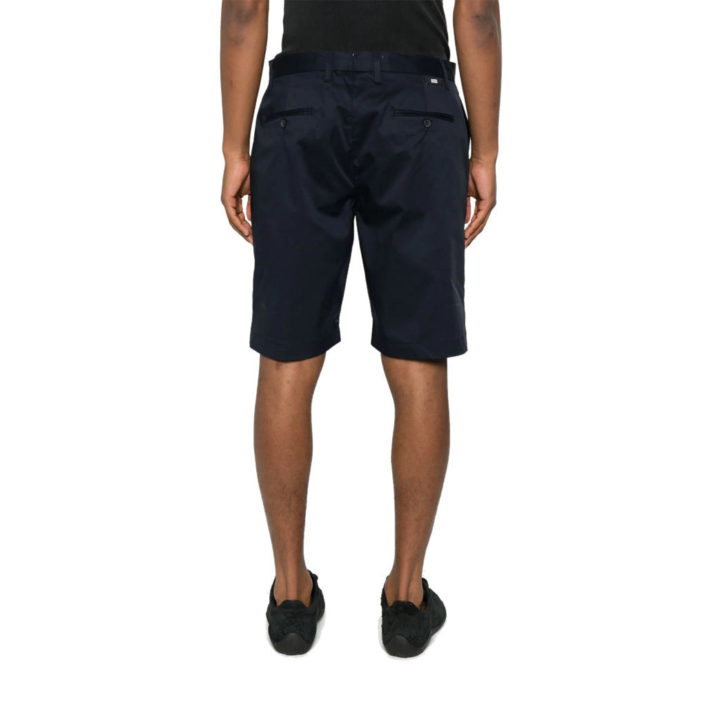 Alpha Studio Cotton Bermuda Blu — view 3