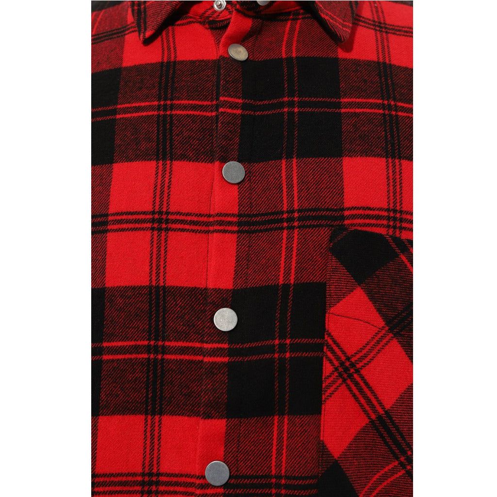 Diego Venturino Cotton Jacket Scozzese Rossa Red — view 4