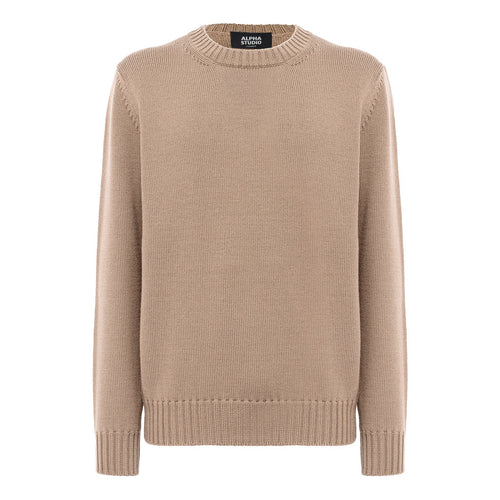 Alpha Studio Crewneck Longsleeve Cashmere