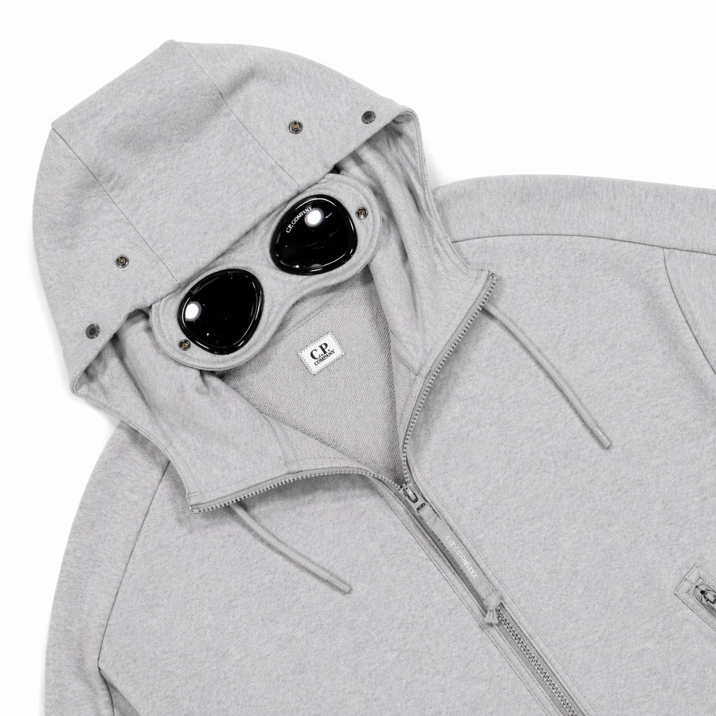 C.P. Company Cotton Sweatshirt Goggles Grey — view 3