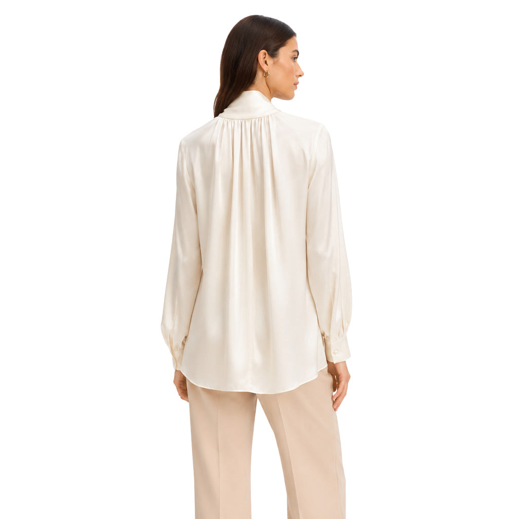 Dolce & Gabbana Silk Shirt Nodo White — view 2