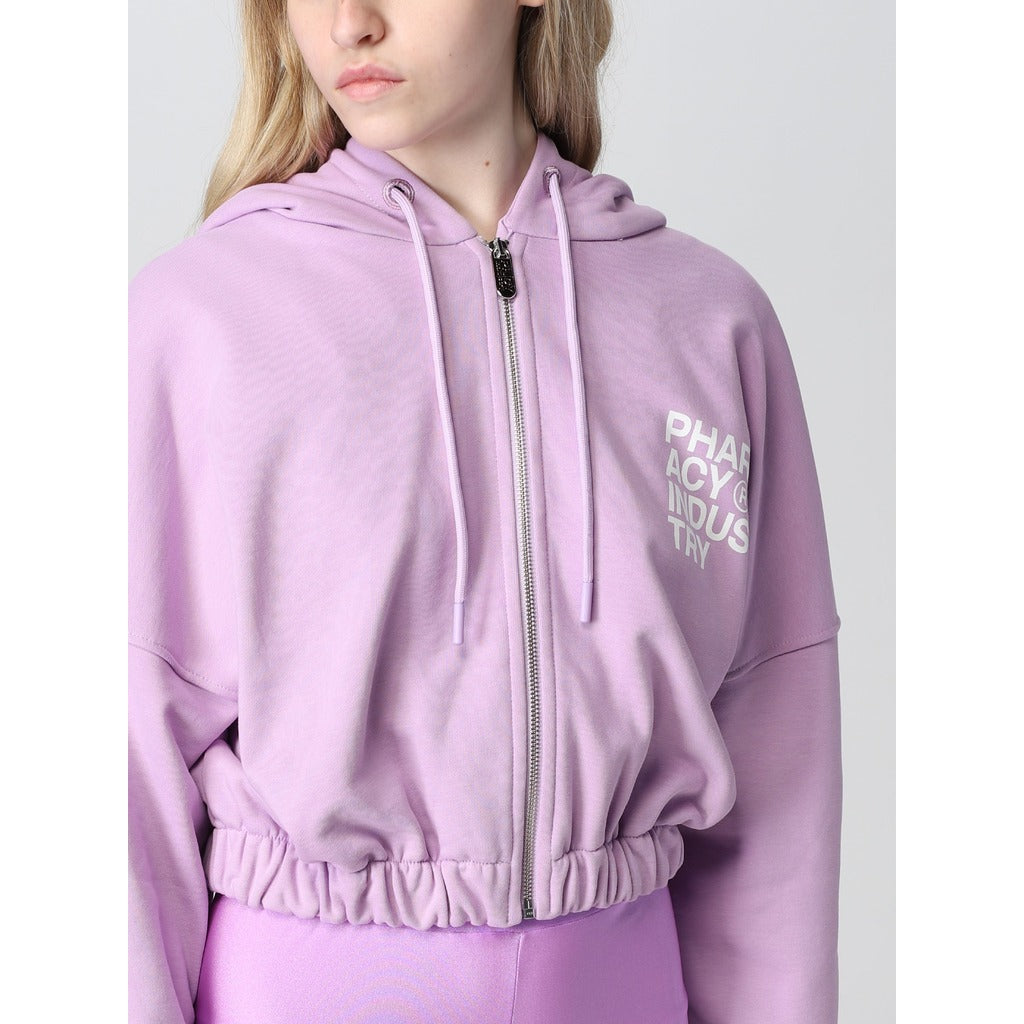 Pharmacy Industry Hoodie, Zip Closure, 100% Cotton, Brand Logo — view 4