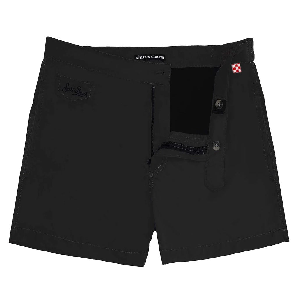 Mc2 Saint Barth Polyester Swim Shorts Black