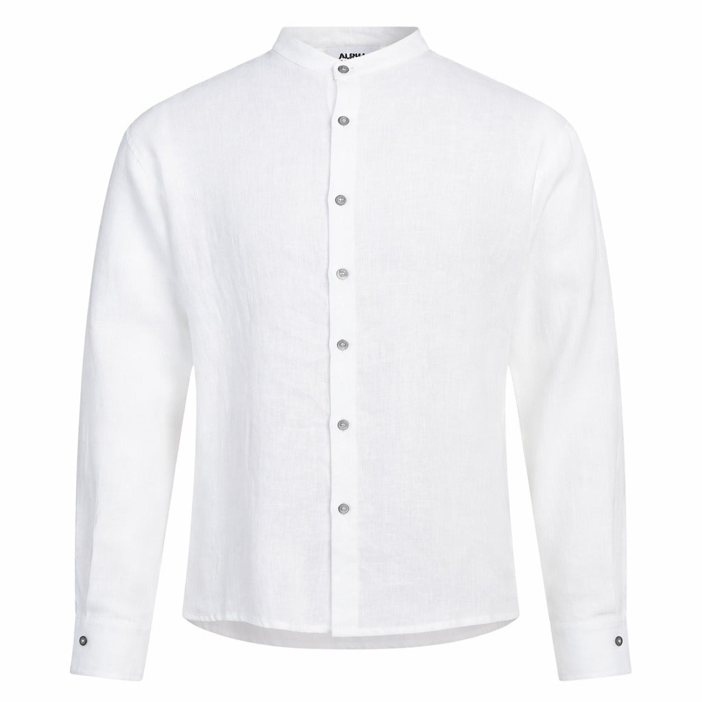Alpha Studio Shirt Guru Linen White — view 2