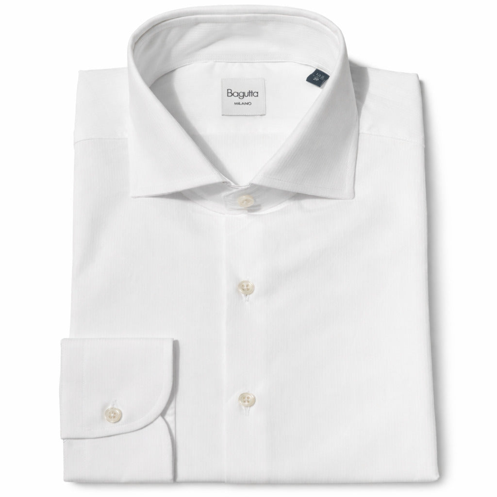 Bagutta Cotton Shirt Brando Neck Italiano — view 5