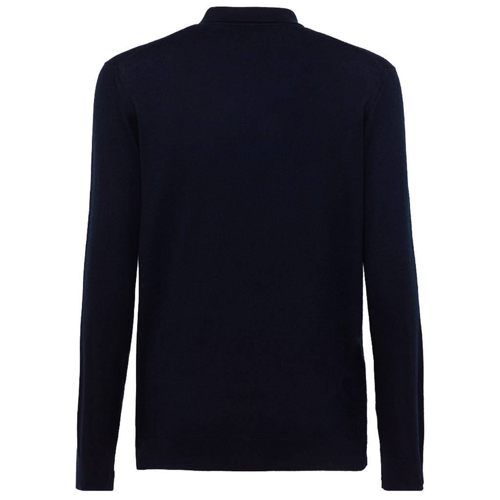 Alpha Studio Cotton Shirt Blue Notte — view 3