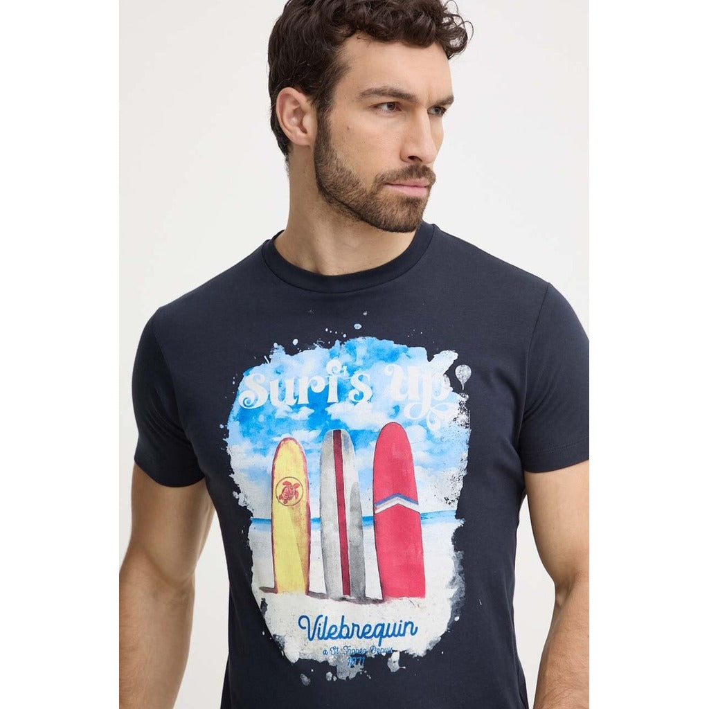 Vilebrequin Cotton T-Shirt Surf'S Up — view 5