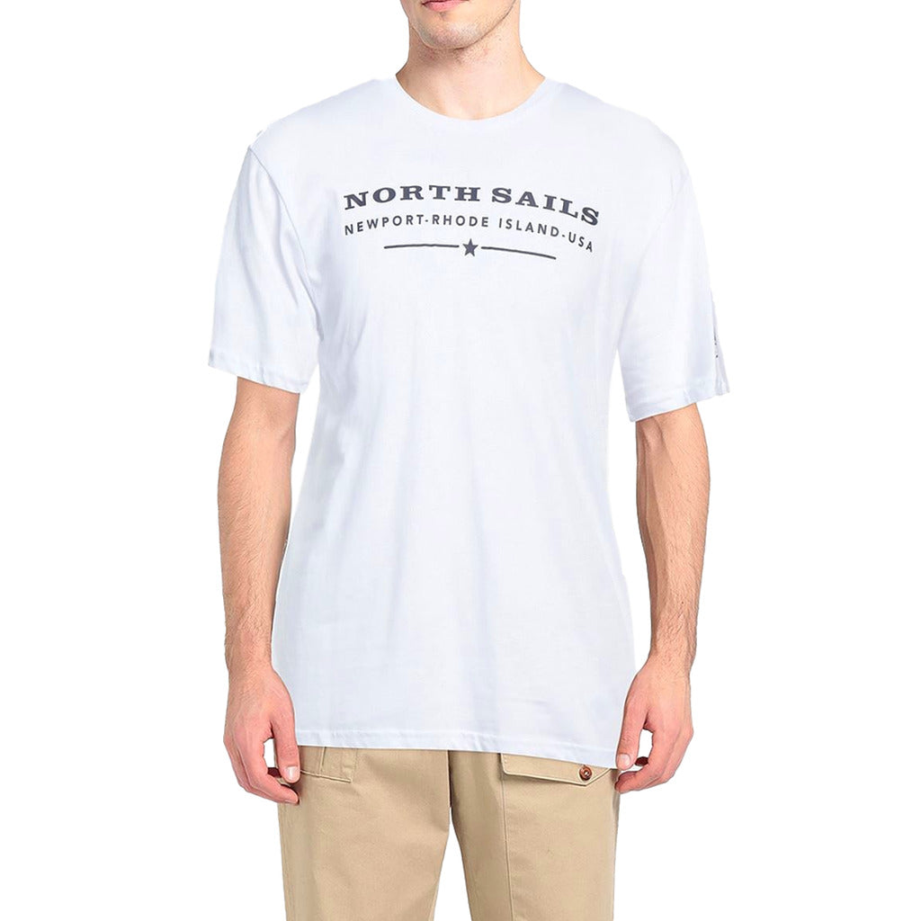 North Sails Cotton Newport Rhode Island T-Shirt White — view 4