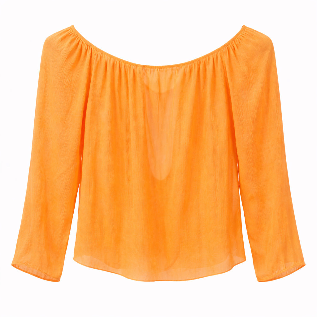 Patrizia Pepe Blusa Orange Sorbet — view 2