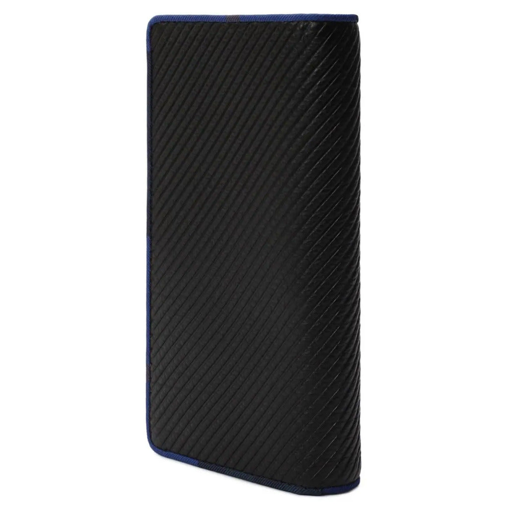 Burberry Calfskin Portacarte Cavendish Black Blue — view 3