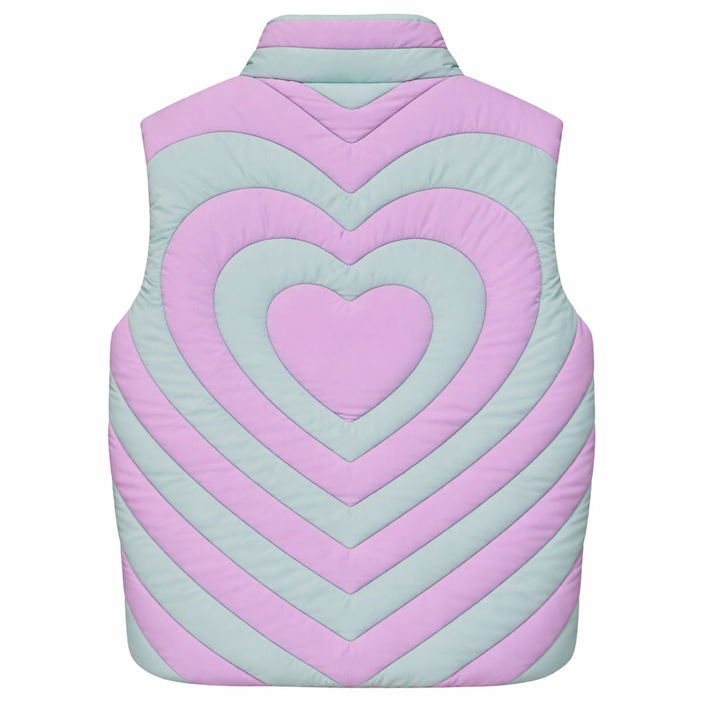 Pharmacy Industry Nylon Vest Trapuntato Print Lilac — view 2