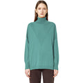 Alpha Studio Silk Dolcevita Intarsio Verde Acqua