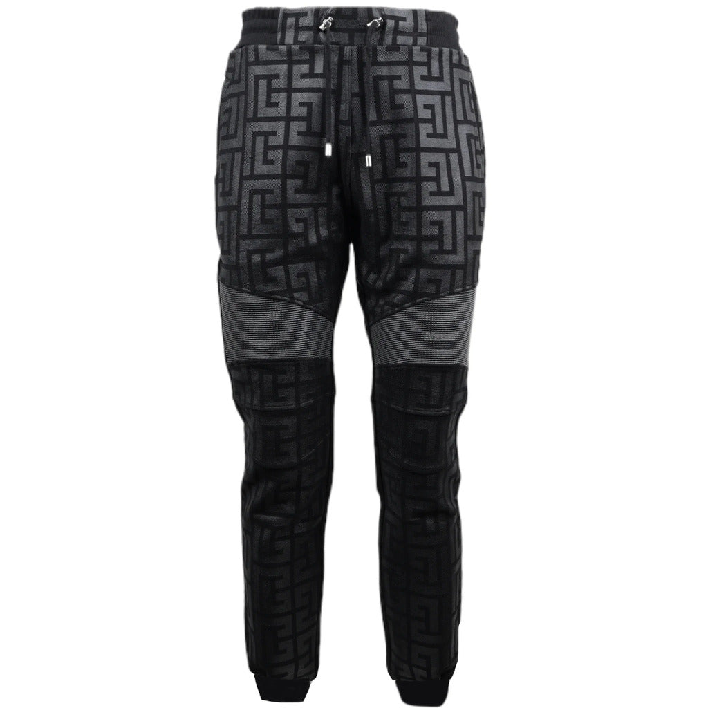 Balmain Cotton Trousers Black